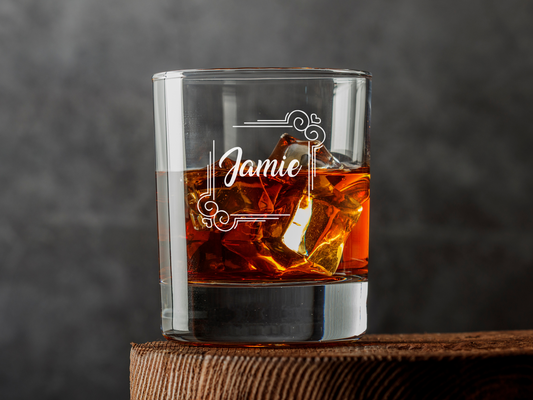 Personalised Whiskey Glass - Custom Engraved Glassware