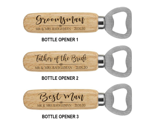 Personalised Beer Bottle Drinks Opener