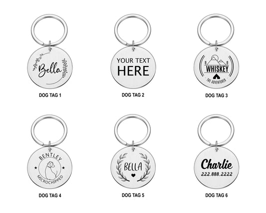 Personalised Dog Tag Engraved - Perfect Gift For Your Pet